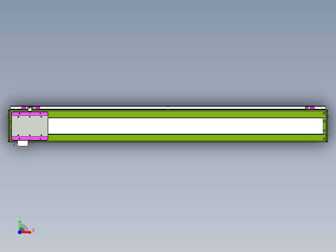 威洛博LC系列3d模型模组LC14S1Y-S1200前视图