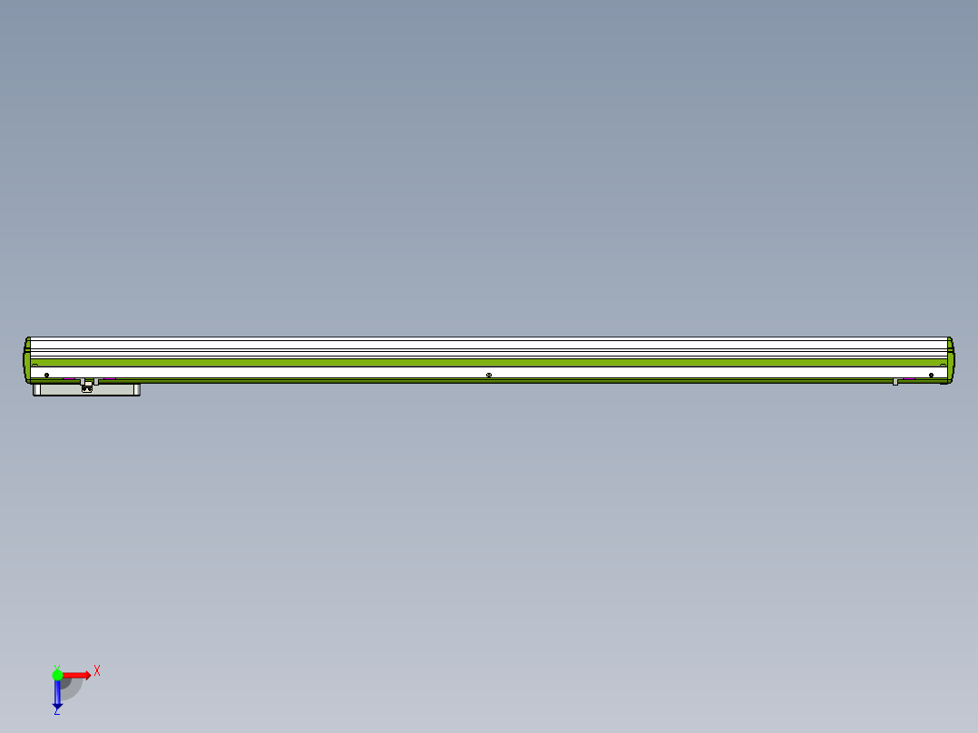 威洛博LC系列3d模型模组LC14S1Y-S1200俯视图