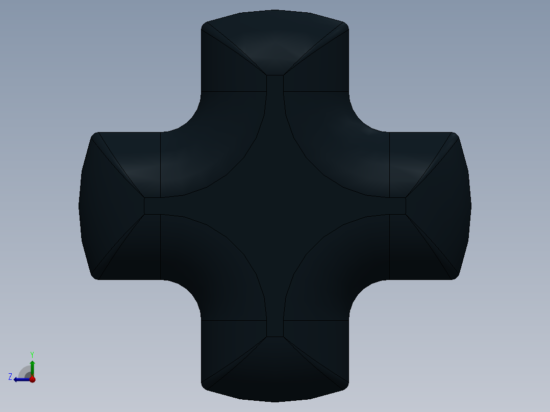 乐高机械组车桥-3705 Black Technic Axle 4.SLDPRT右视图