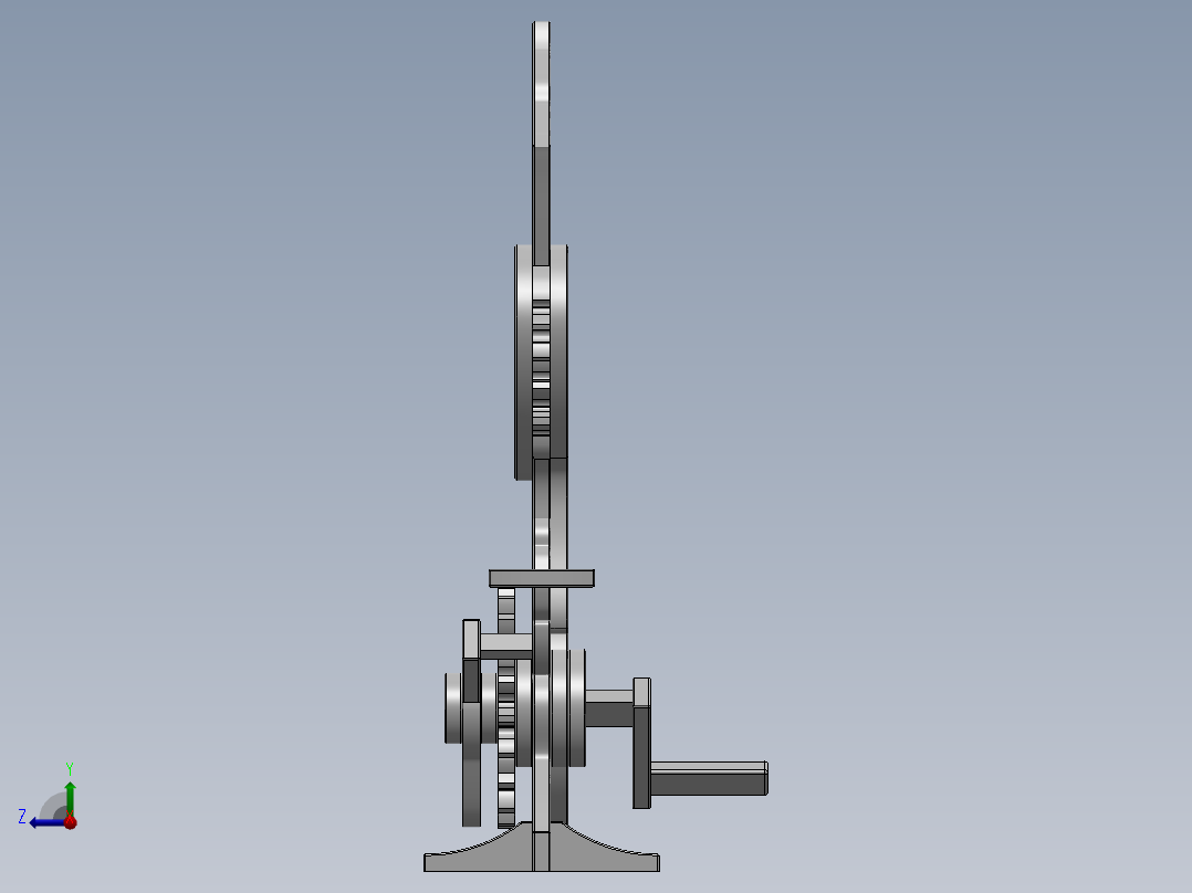 激光下料拼图自动鸟Parasolid, SOLIDWORKS 2015, STEP _ IGES右视图