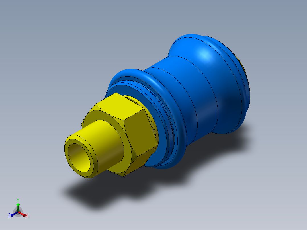 滑动开关HSV08正等轴测图
