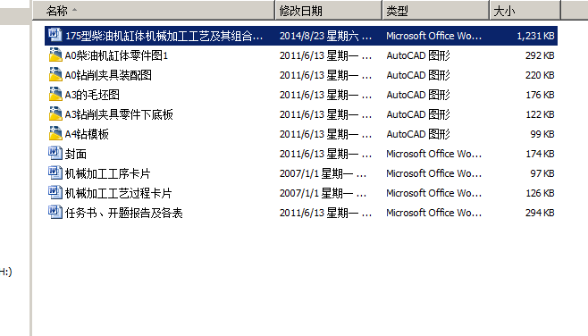 175型柴油机缸体机械加工工艺及其组合机床钻孔夹具设计（有cad图+文献翻译）