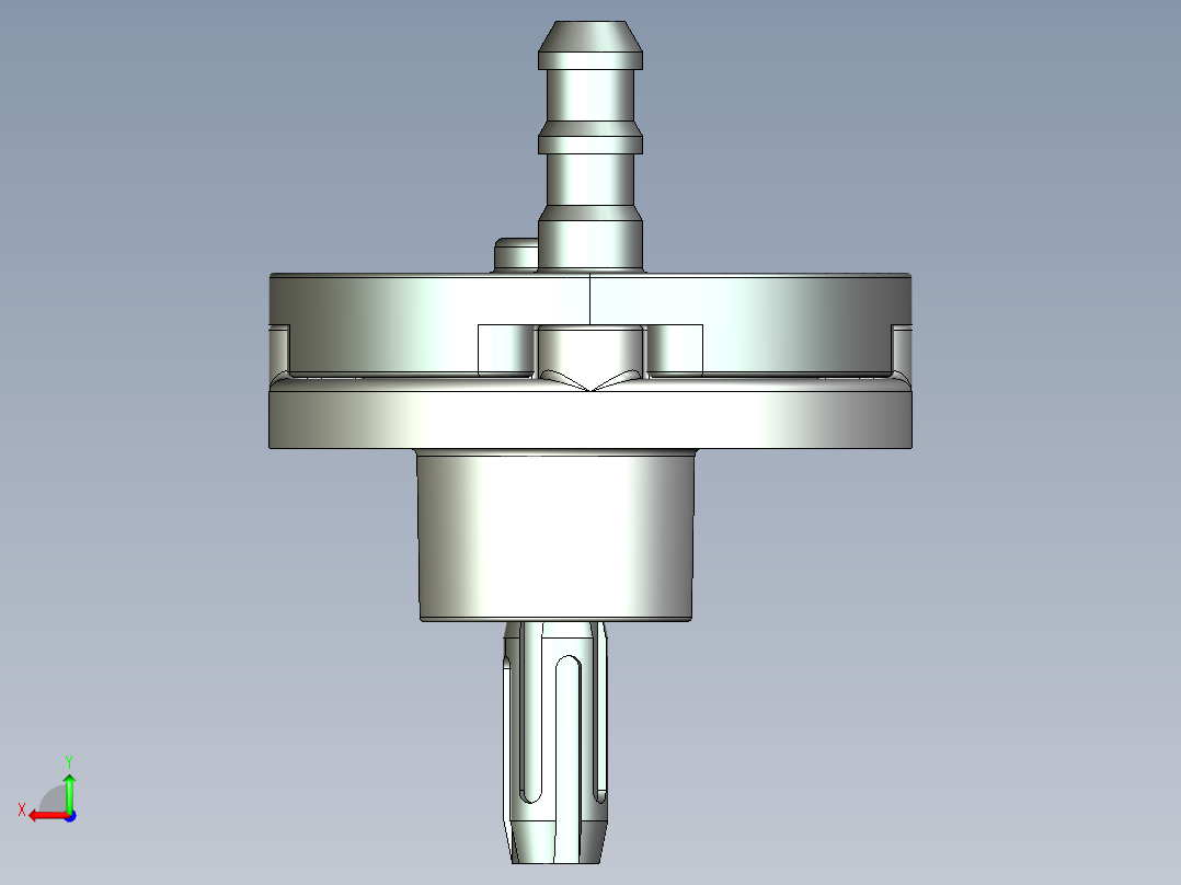 内齿轮泵后视图