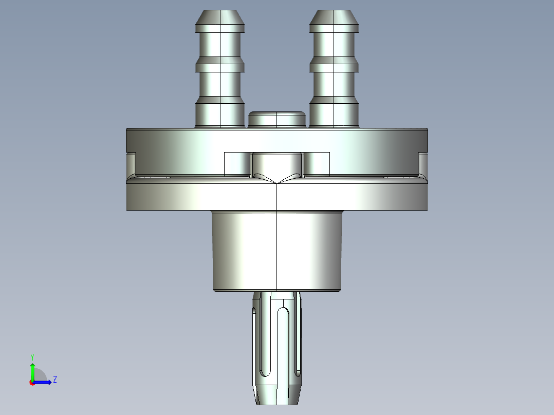 内齿轮泵左视图