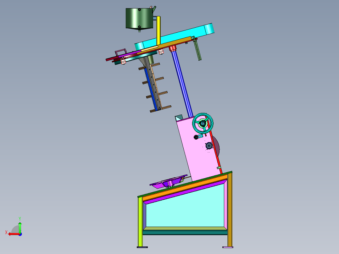 高粘度浆料锡膏硅胶搅拌机后视图