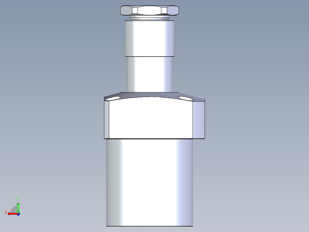 KOSMEKLHA1050-SR-Q25多系列多零件图纸模型后视图