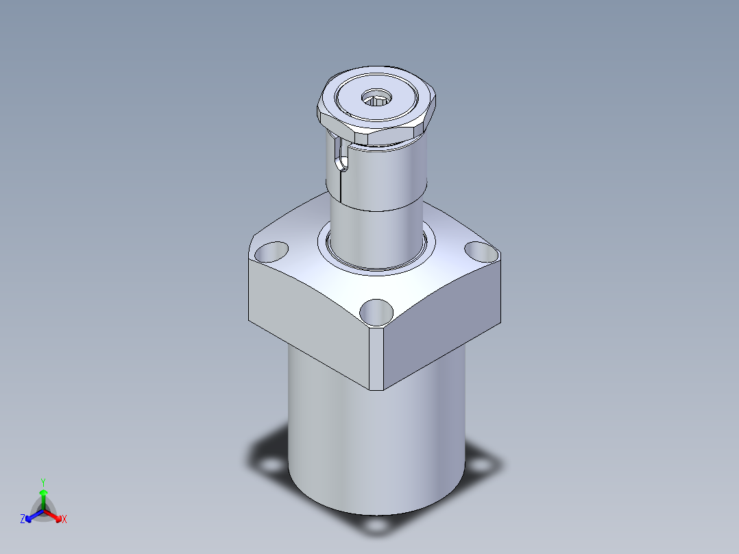KOSMEKLHA1050-SR-Q25多系列多零件图纸模型正等轴测图