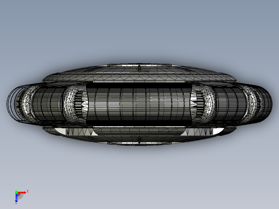 不明飞行物2俯视图