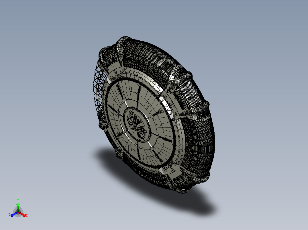 不明飞行物2正等轴测图