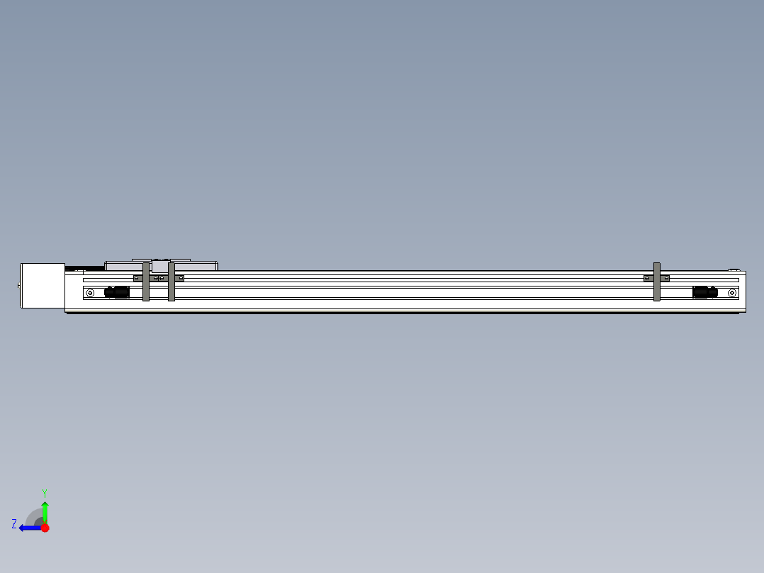 Toyo东佑达直线模组-ECH6-500-BR.igs右视图