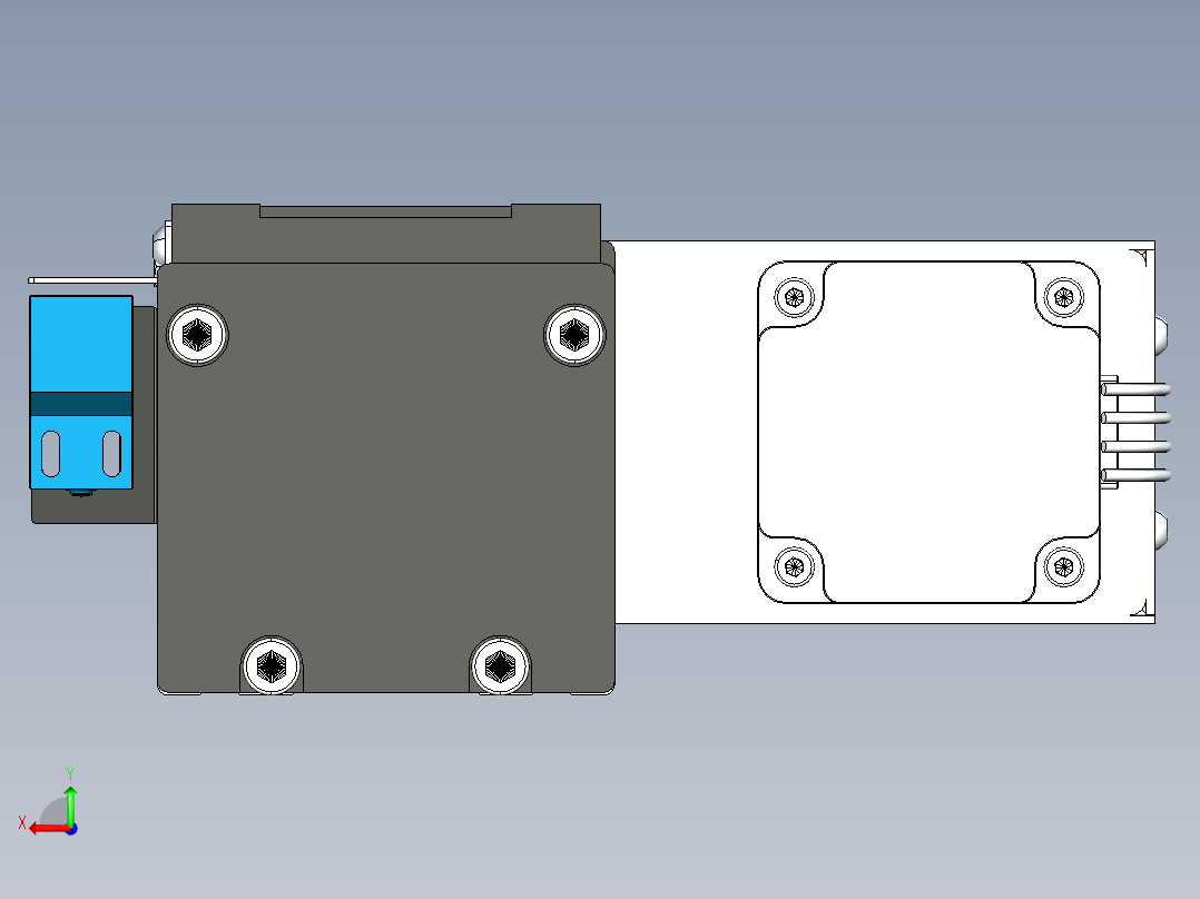 模组FSL80 E200 10C7-BR-B60后视图