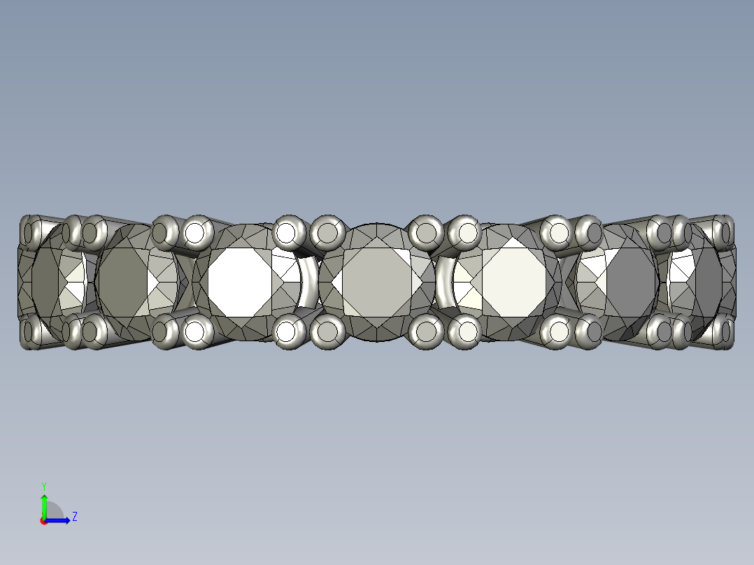 钻石戒指左视图