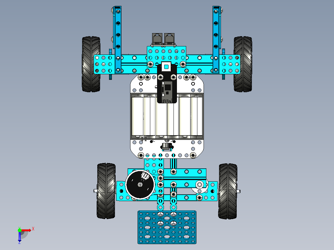 终极机器人套装技能赛车 STP俯视图