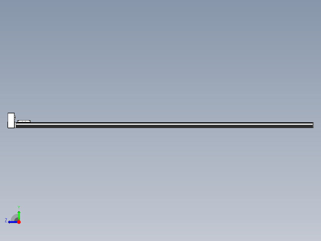 同步带全封闭直线模组TPA-HCB-105D-90-L2750-RU-Y-P20-N3右视图