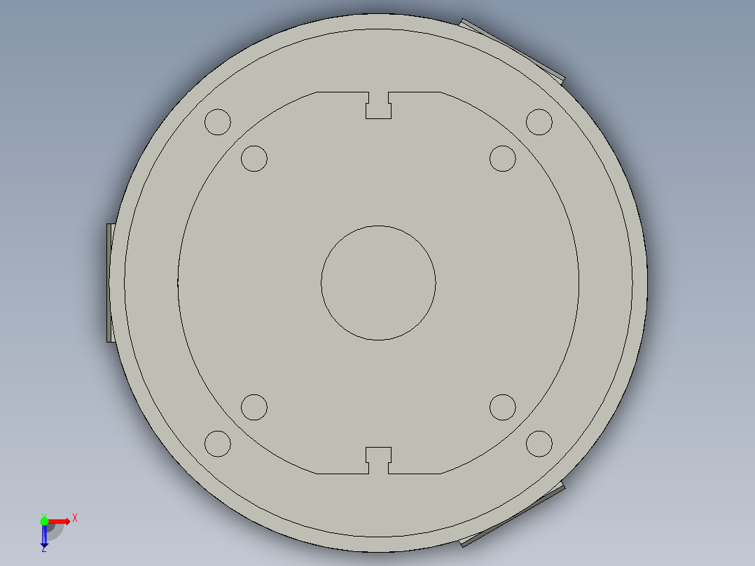 普通气爪PH02-80B俯视图