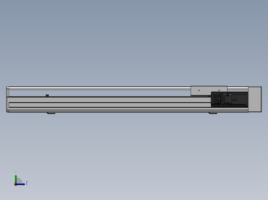 精密模组MY100-T10-400L-BR-P10B-C4-C左视图