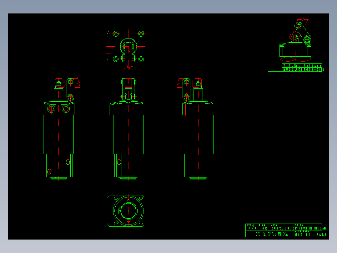 KOSMEKWCE1601-2SRN多系列多零件图纸模型多系列多零件图纸模型
