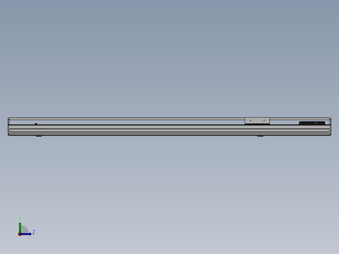 精密模组MY100-T10-800L-M-P10B-C4-C左视图