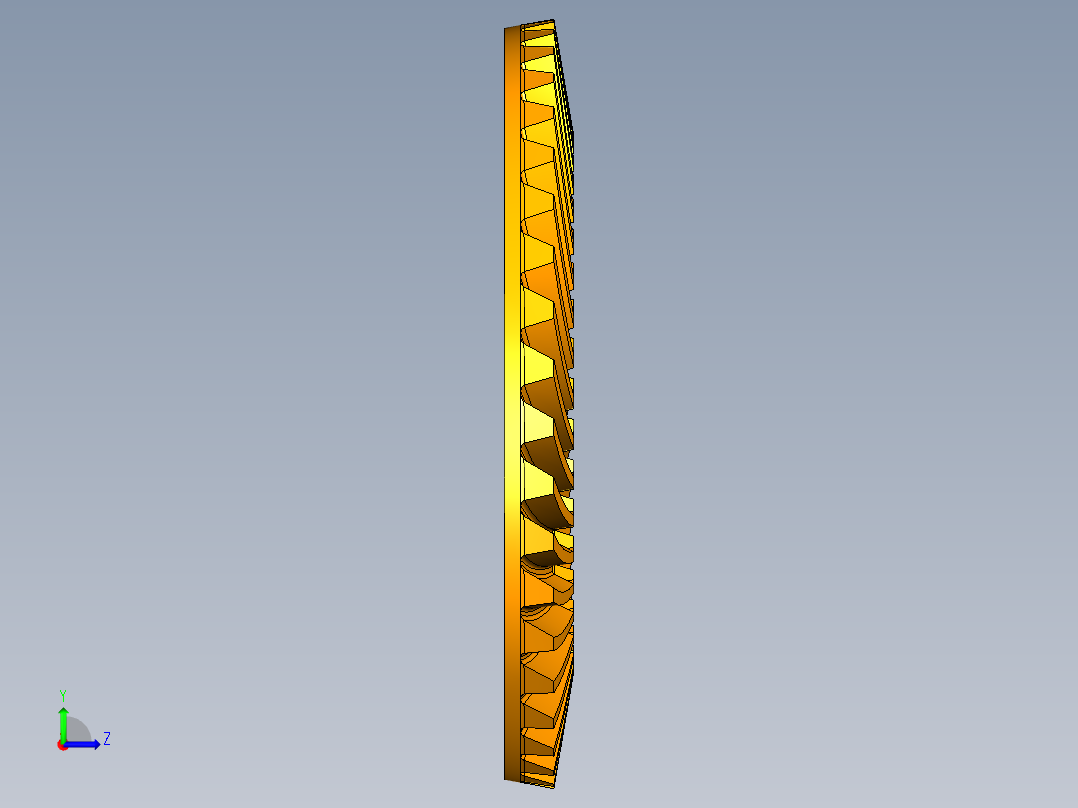 P098-某两吨货车后驱动桥单级主减速器设计及三维UG建模左视图