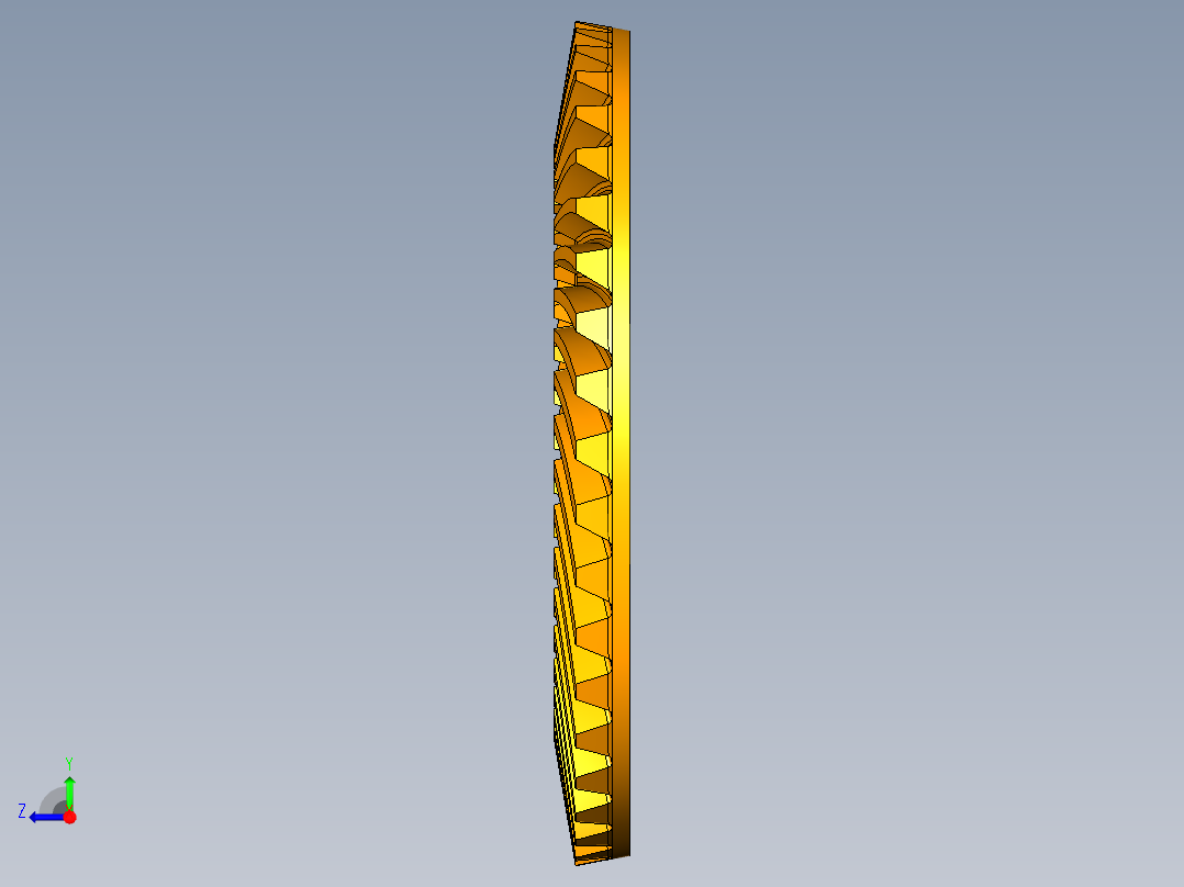 P098-某两吨货车后驱动桥单级主减速器设计及三维UG建模右视图
