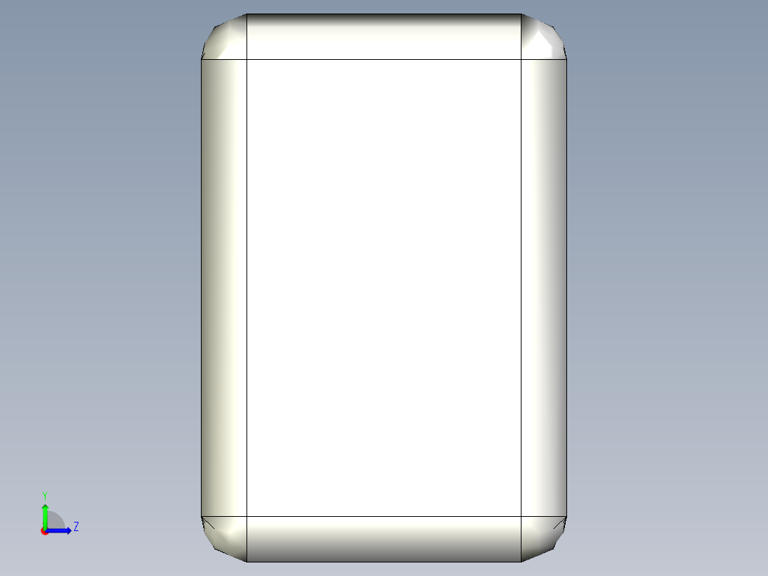元器件3D封装C0201_02016左视图