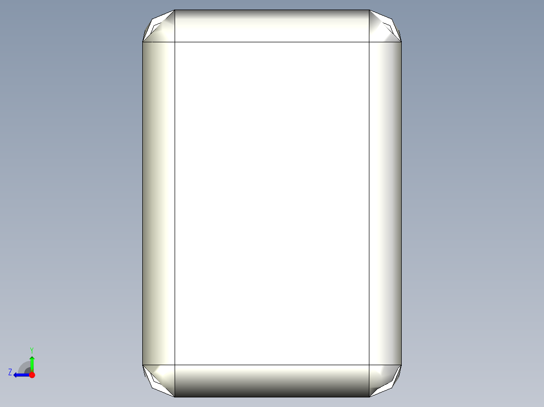 元器件3D封装C0201_02016右视图
