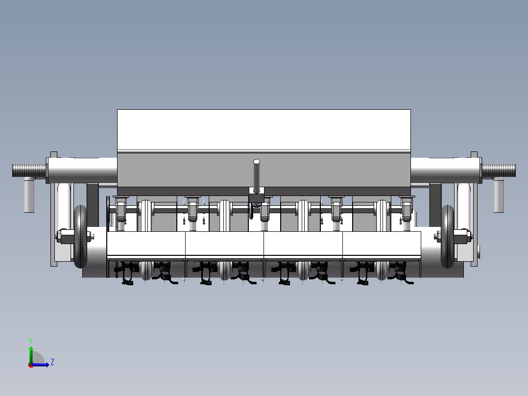 旋耕覆膜机sw22可编辑左视图