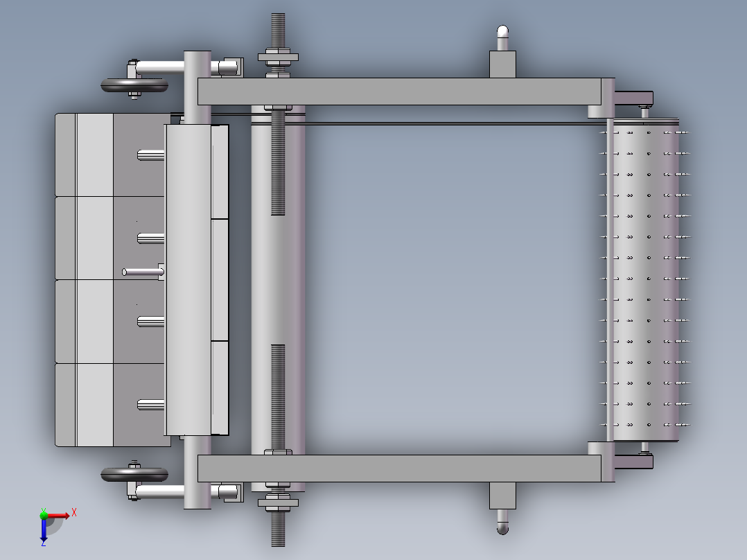 旋耕覆膜机sw22可编辑俯视图
