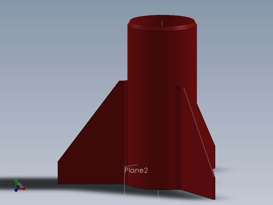 SOLIDWORKS <span style='color: red'>火箭</span>3D<span style='color: red'>模型</span>