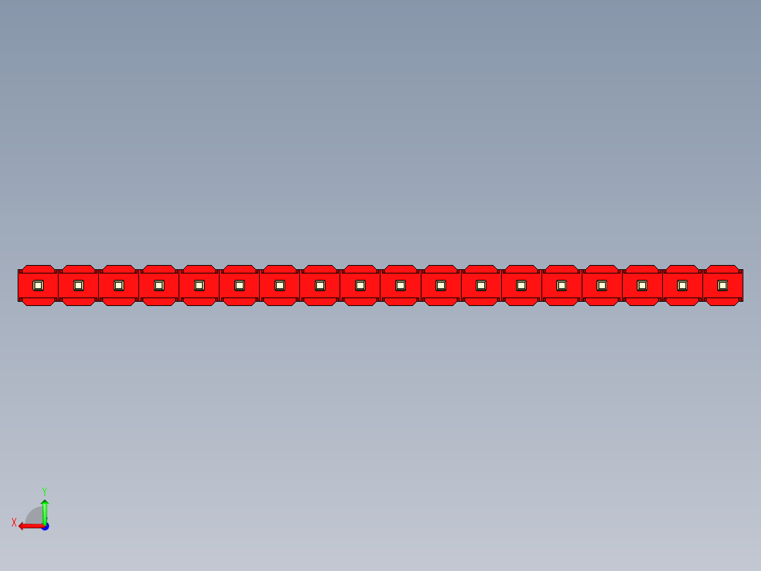 彩色公头100mil（2.54mm）系列-DS1021_red_1x18p_100mil_Type1_rev1.0后视图