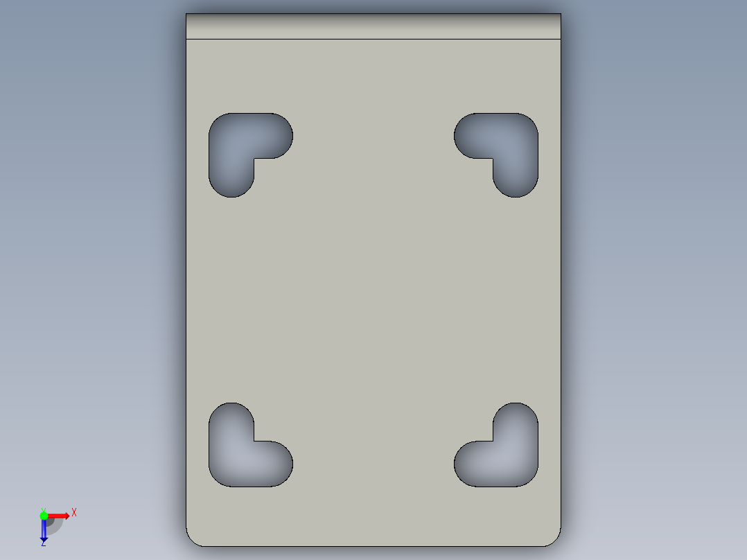 基恩士PZ-B41_kc图纸模型俯视图