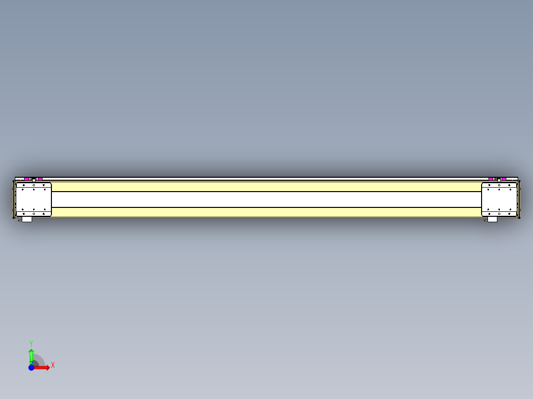 威洛博LC系列3d模型模组2LC17E1Y-S1900前视图