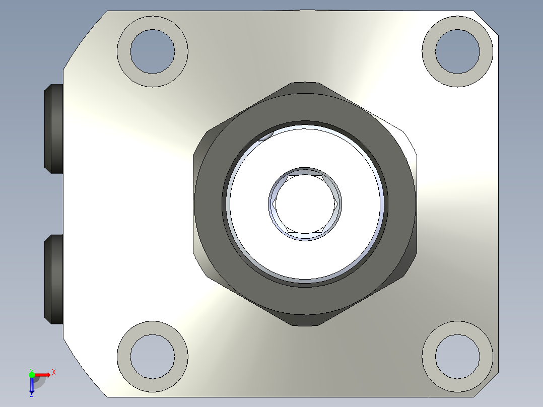 KOSMEKLHS0900-CL-Y60多系列多零件图纸模型俯视图