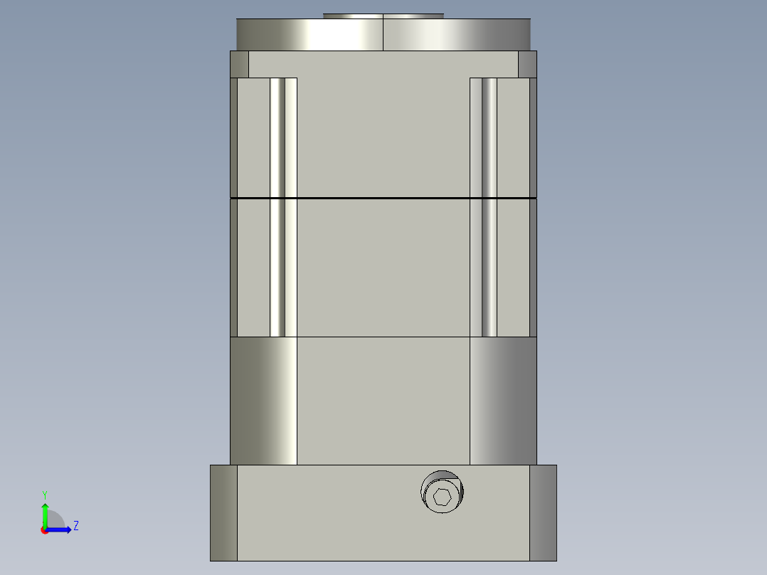 斜齿孔PGH115-L2 22-110-145-M8 KCZ25.STEP左视图