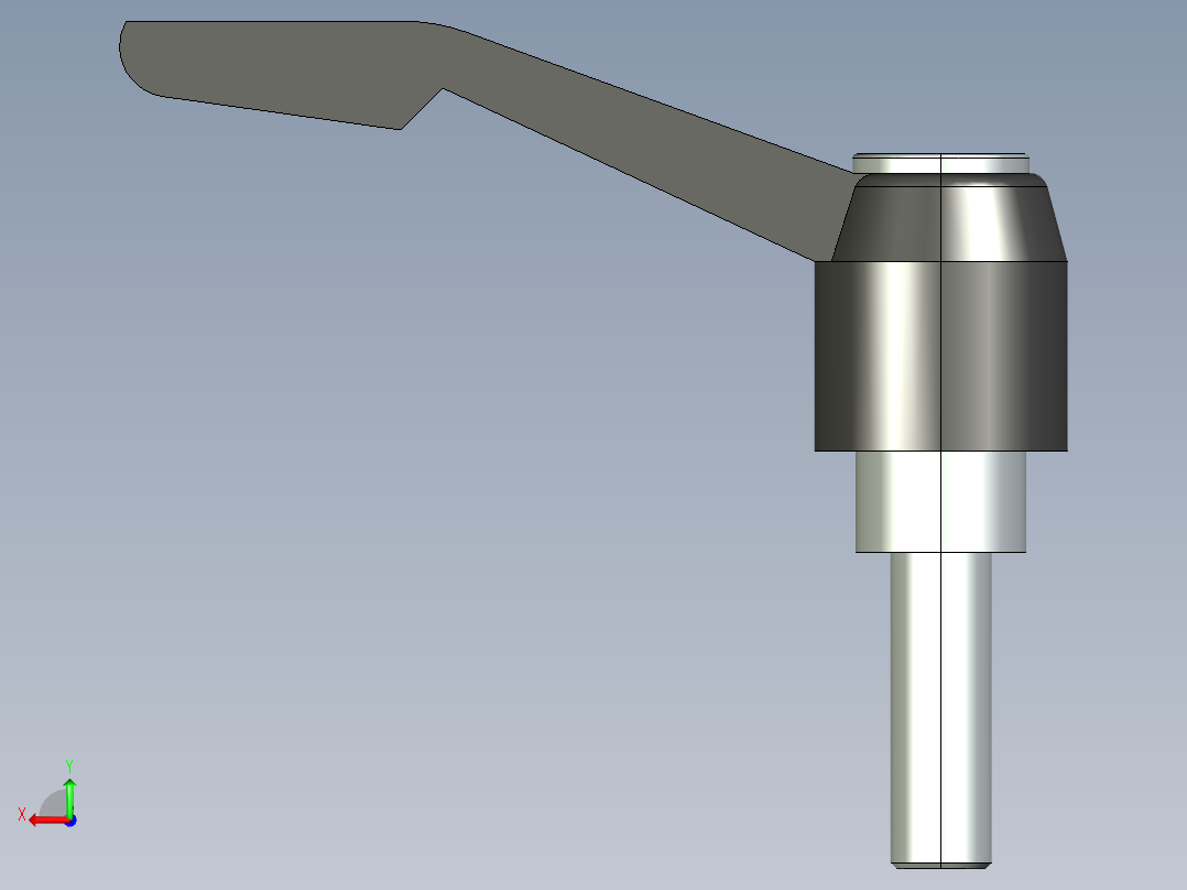 型材-KJN M8X25 CLAMPING LEVER KJN516544后视图