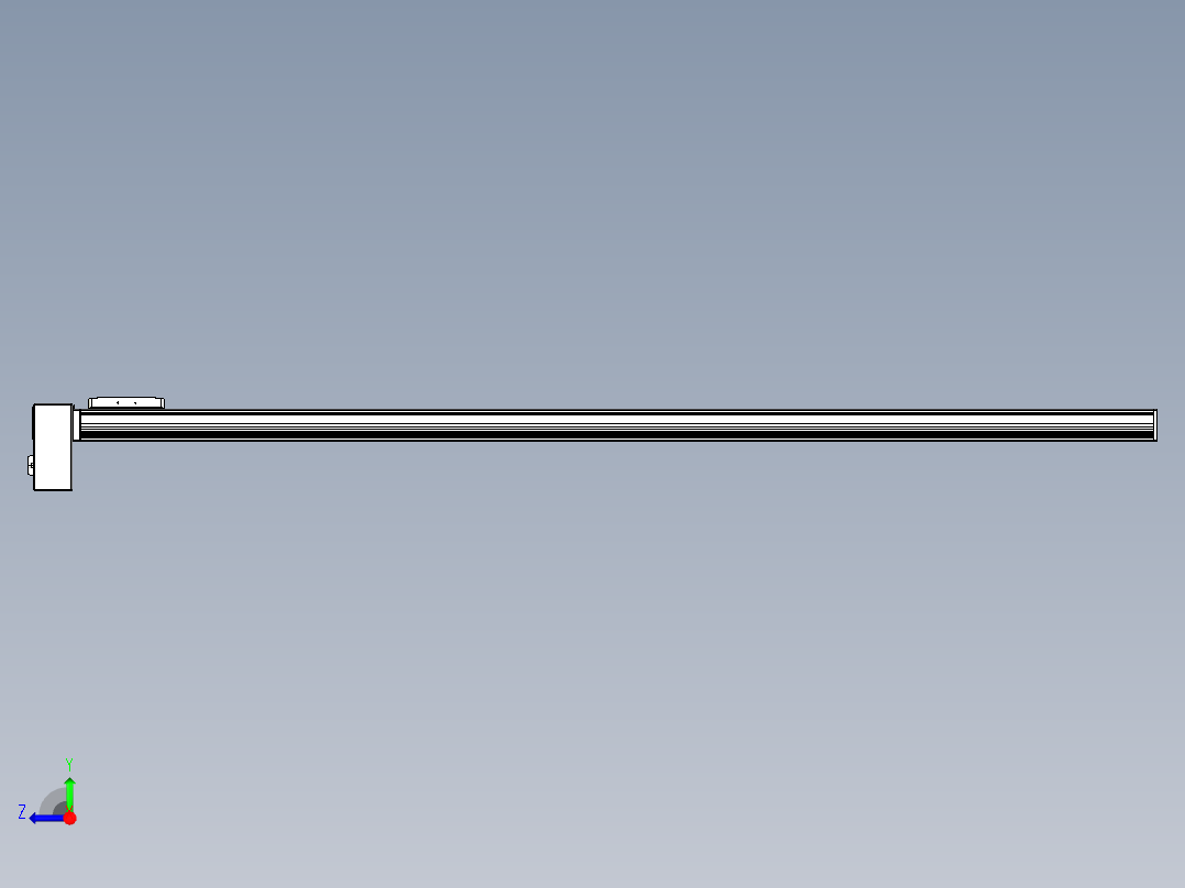 同步带全封闭直线模组TPA-HCB-105D-90-L1650-RP-Y-P20-N3右视图