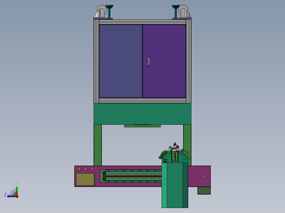 自动锁螺丝机（电子行业）右视图
