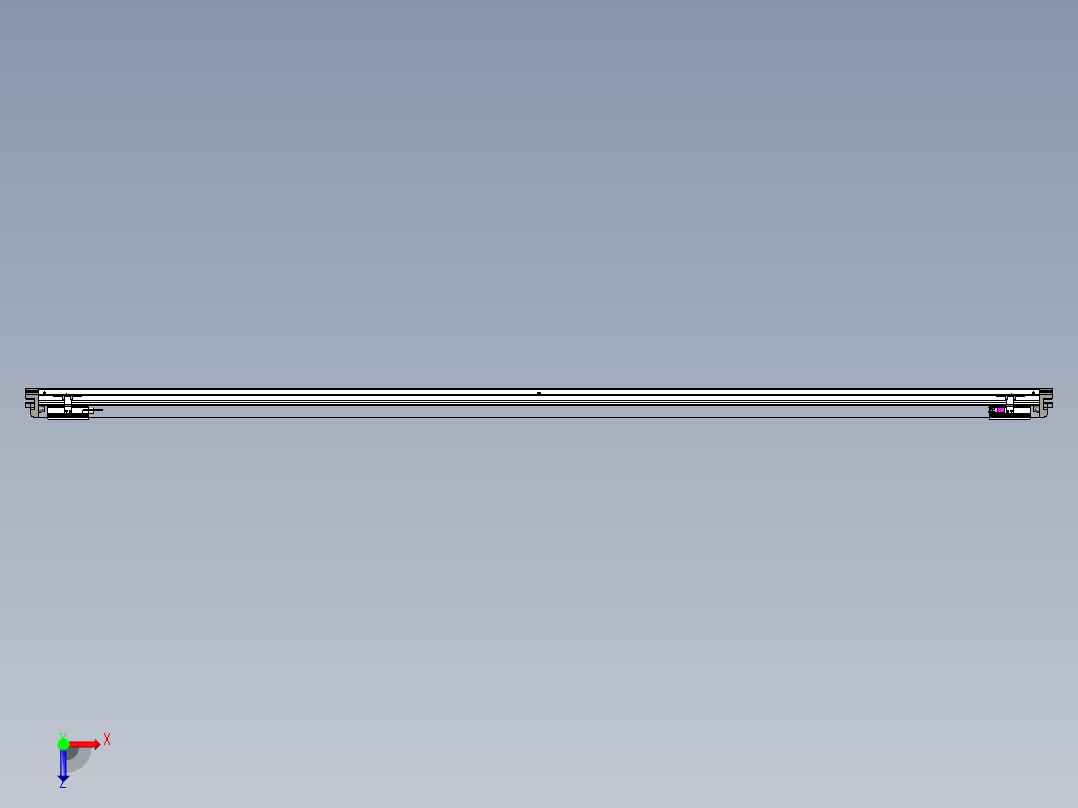 威洛博VL系列3d模型模组2VL14S1Y-S2400俯视图