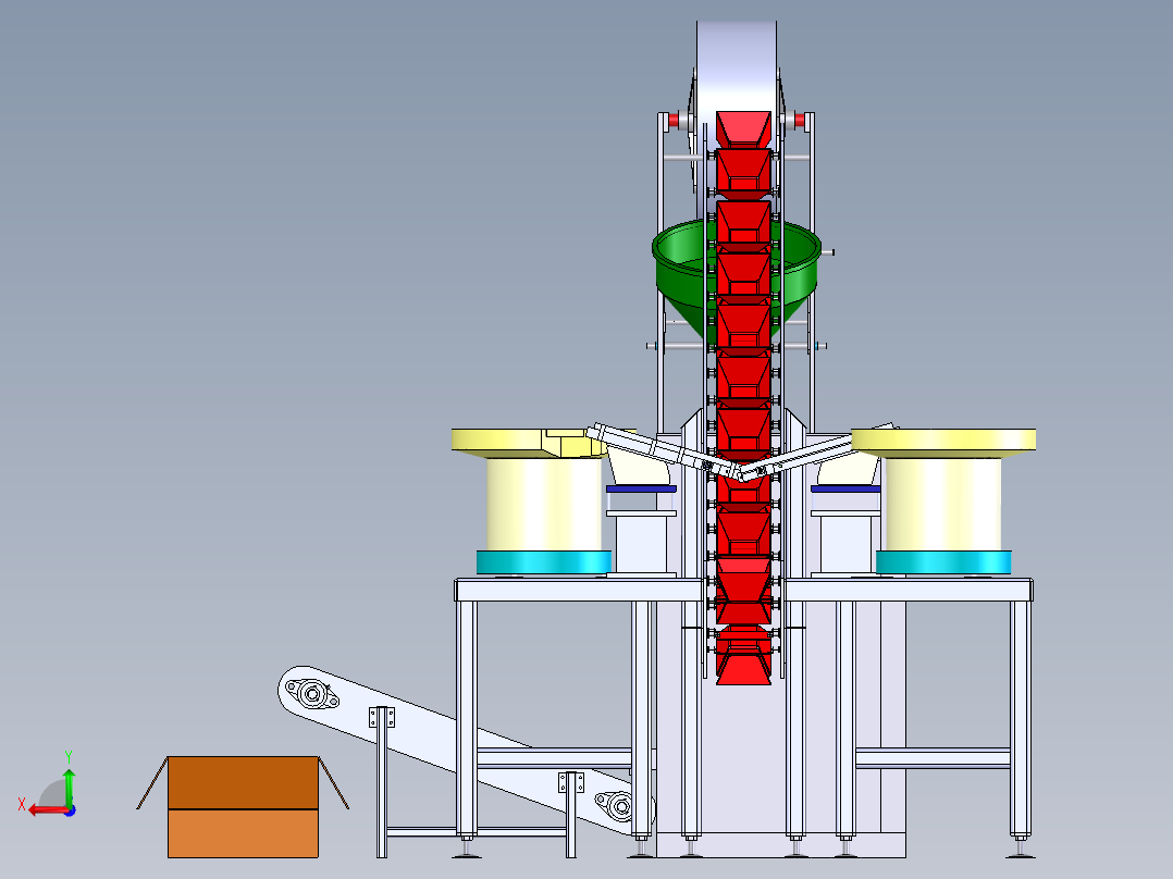 振动盘包装机器sw20后视图