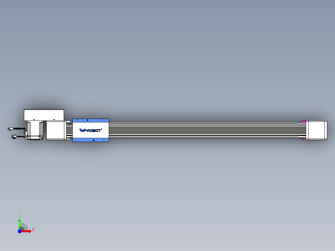 威洛博LB.GB同步带传动--欧规系列GB8-L96-S950-BR-P75前视图