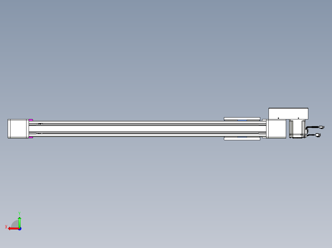 威洛博LB.GB同步带传动--欧规系列GB8-L96-S950-BR-P75后视图