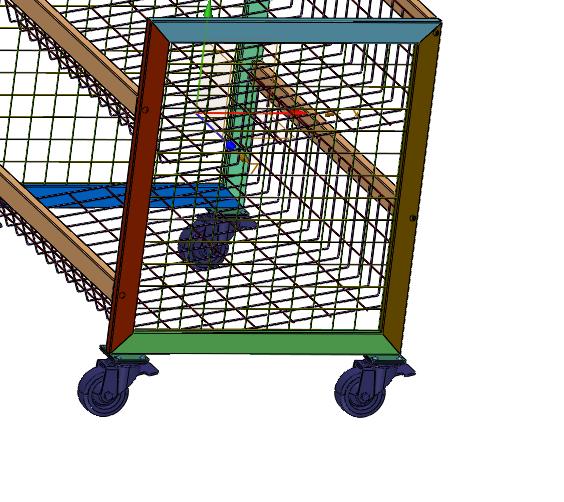 围栏搬运周转拣货车
