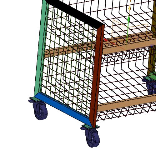 围栏搬运周转拣货车