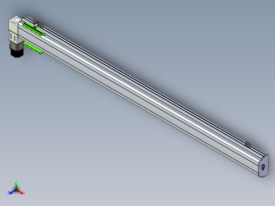 同步带滑台-半封闭B13-L90-S1600-L-P40-D3