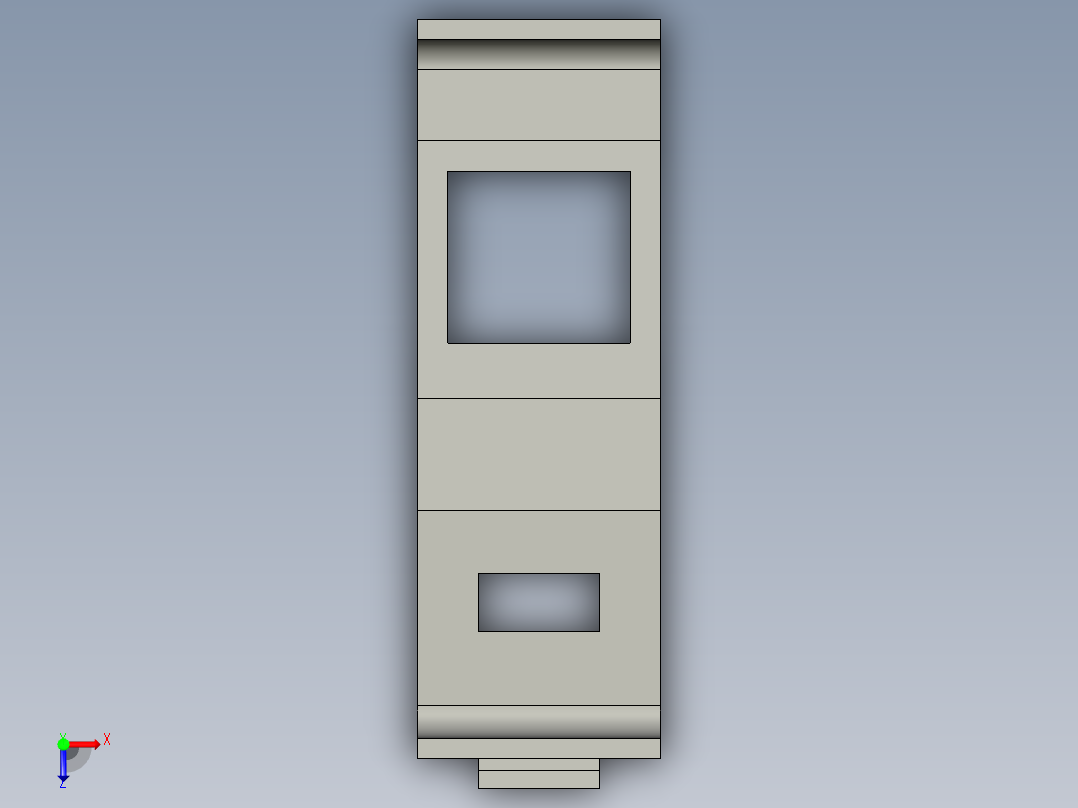 基恩士LV-L02_kc图纸模型俯视图