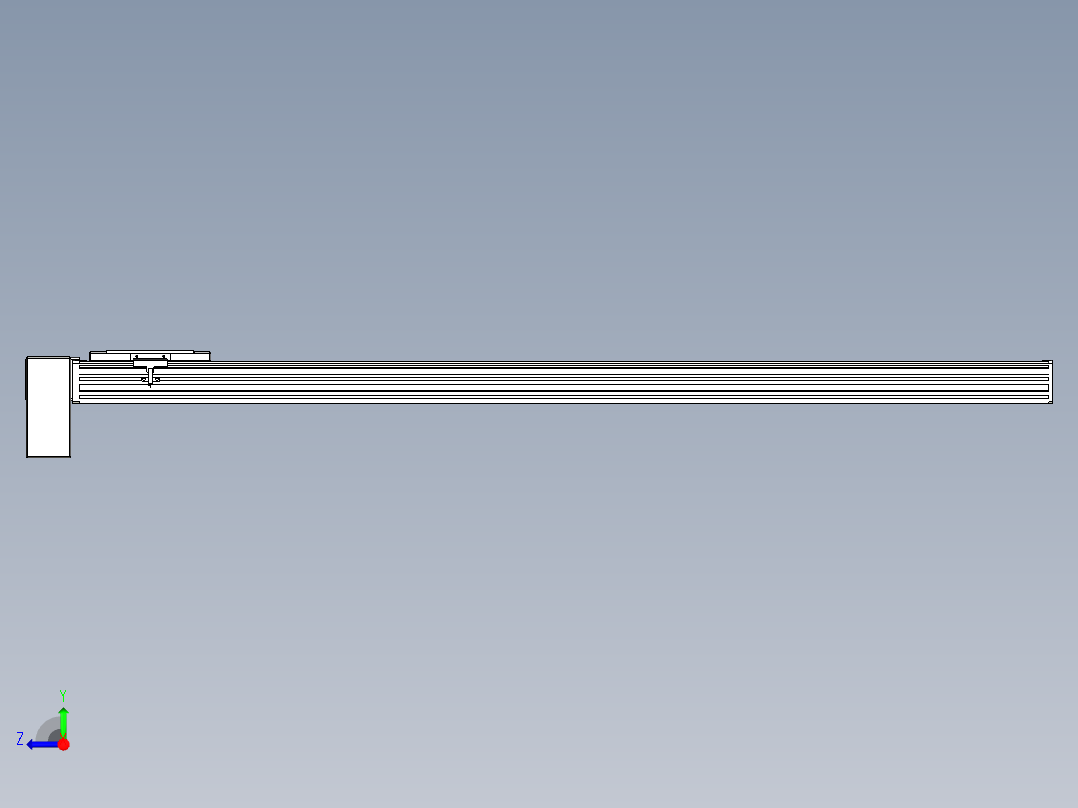 同步带全封闭直线模组TPA-HCB-14D-120-L1200-RP-C-P40-N3右视图