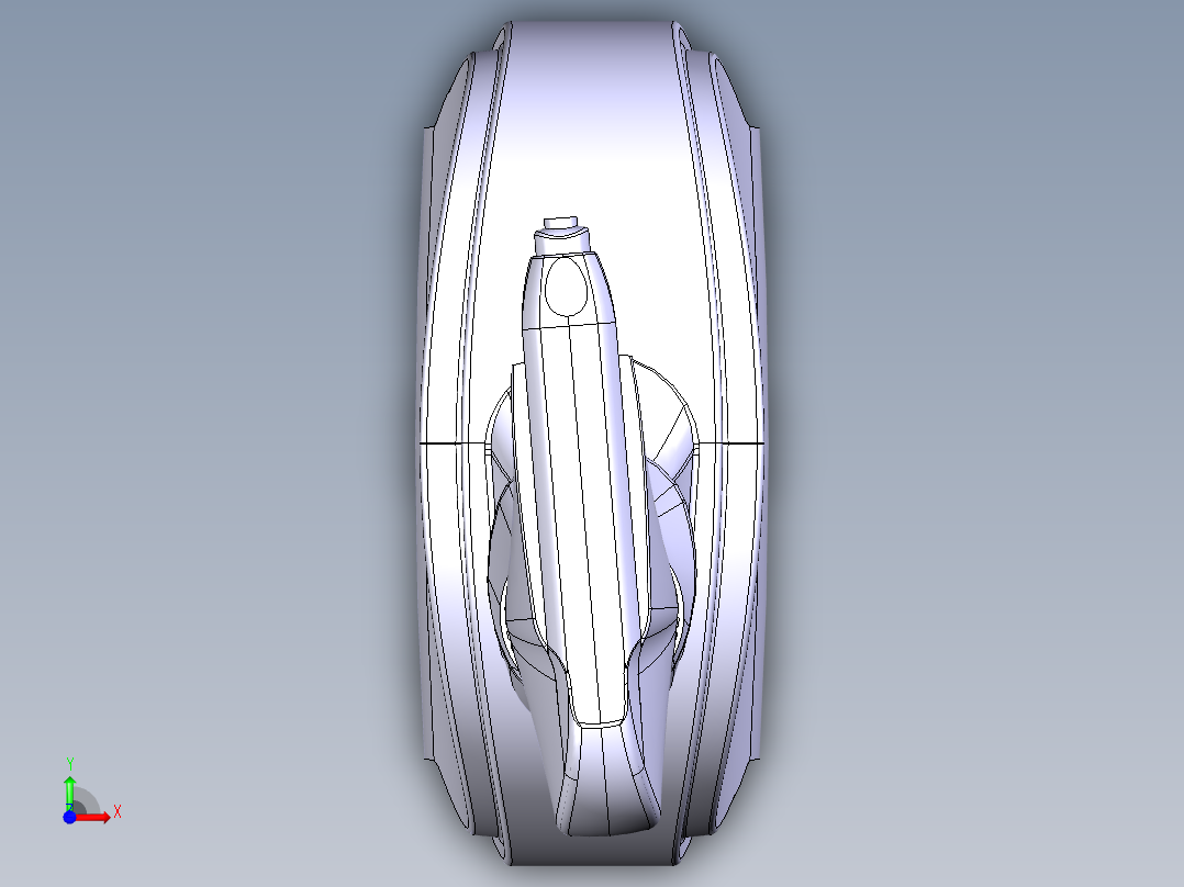 洗洁精瓶前视图