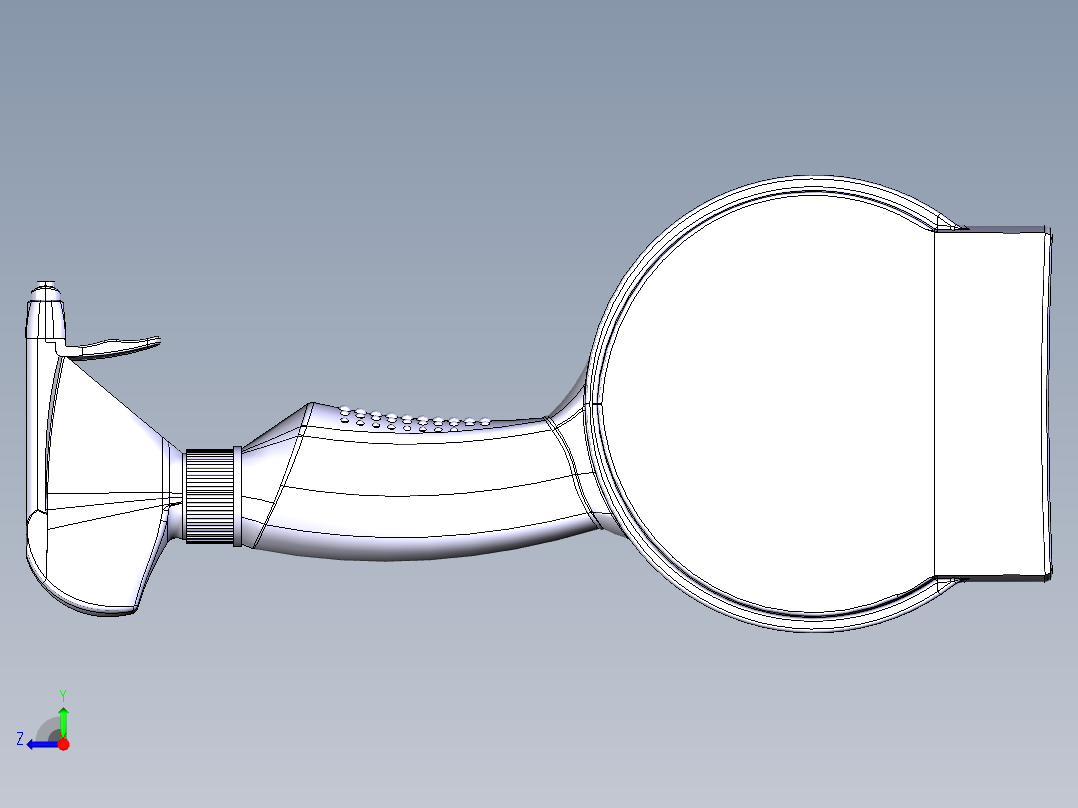 洗洁精瓶右视图