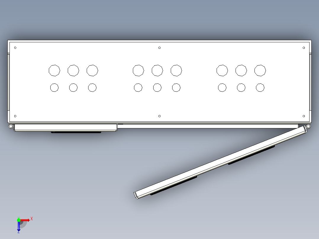 电器柜 电控柜 (102) 机械设计素材俯视图