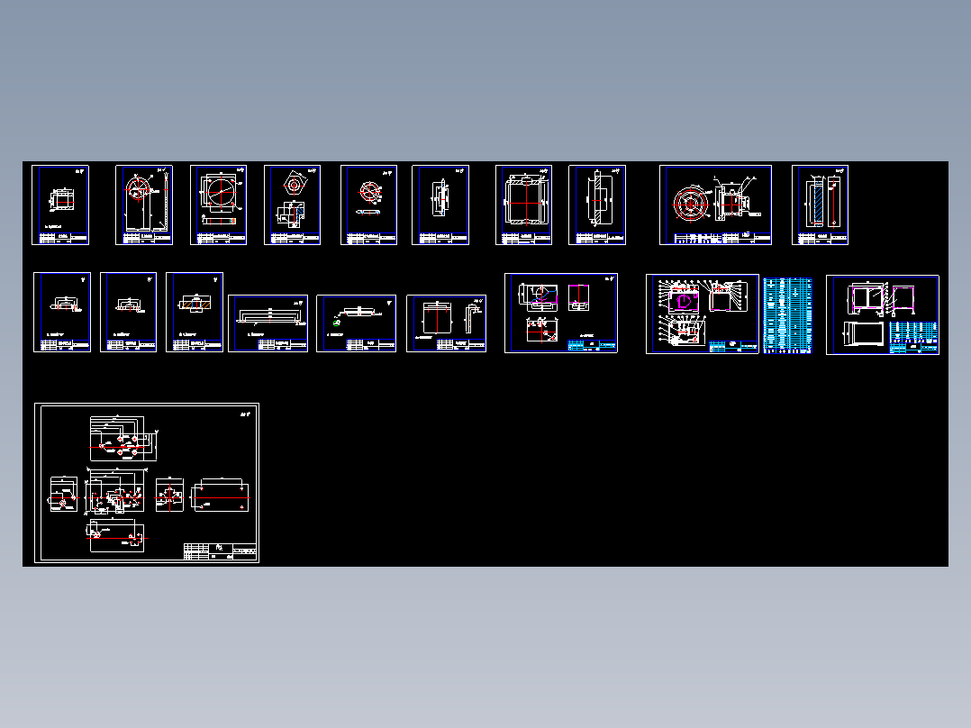 小型液压站CAD图纸